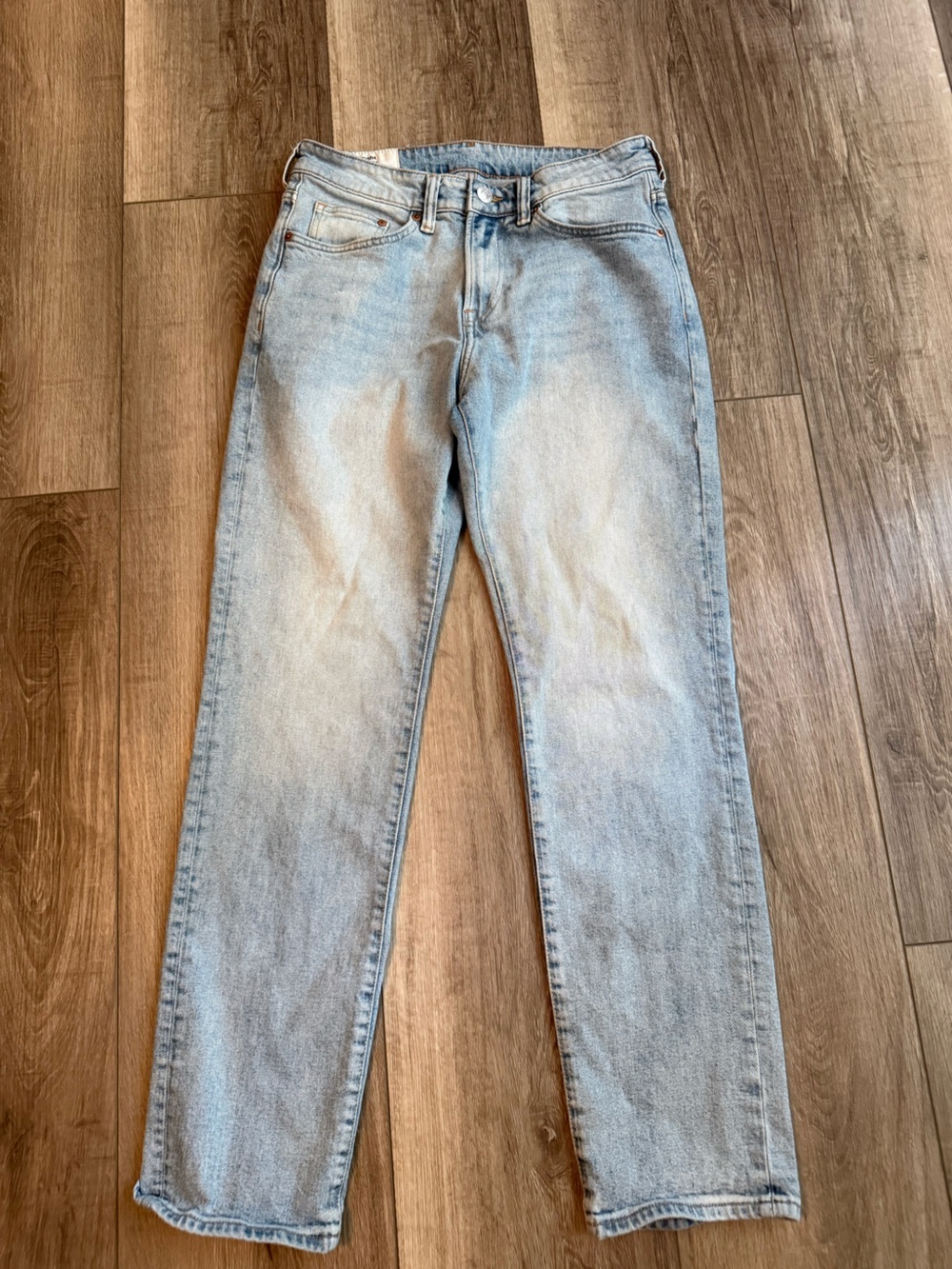 H&M Light Blue Straight Regular Fit Jeans